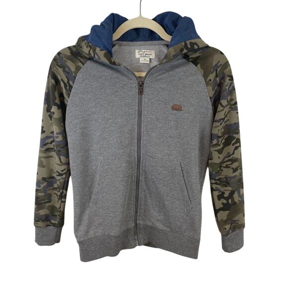 Lucky Brand Camo Sweatshirt Hoodie Size Small - Picture 1 of 8